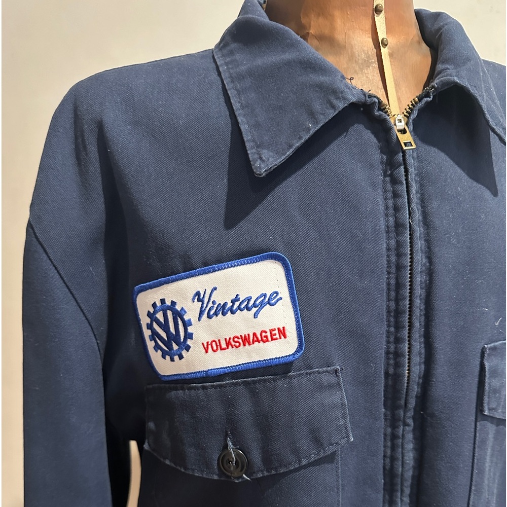 Vintage Volkswagen Mechanic Jacket Size Large